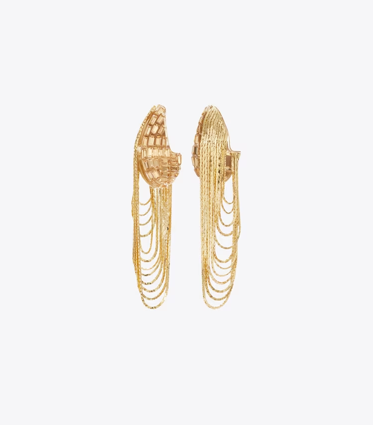 Runway Chain Earrings - Image 2