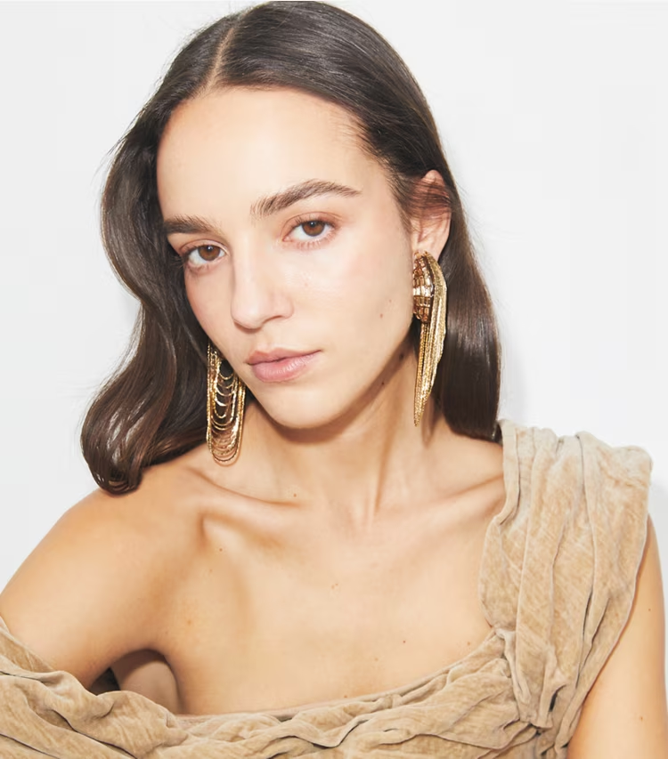 Runway Chain Earrings - Image 3