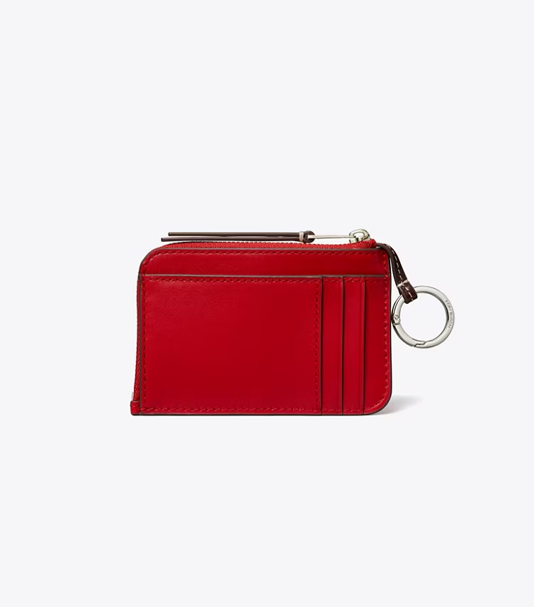 Leather Envelope Zip Card Case - Image 3