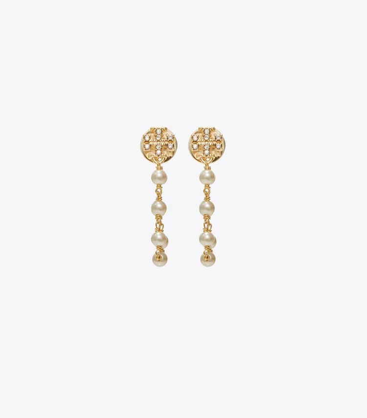 Moondance Pearl And Chain Earrings