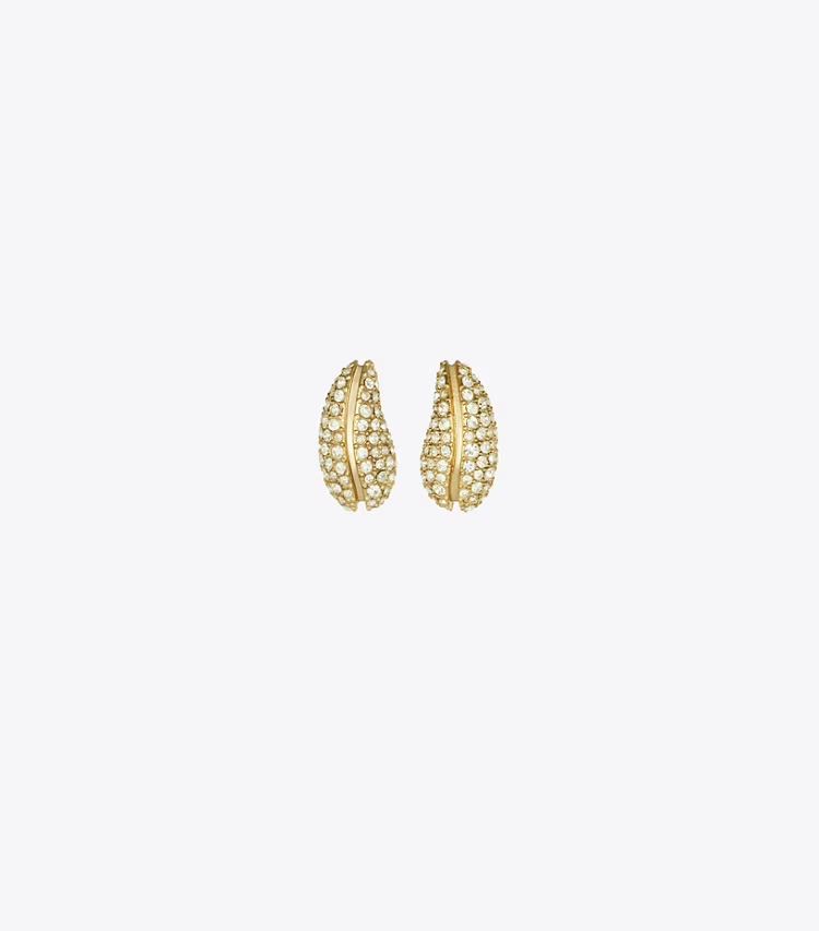 Mini Pierced PavÉ Earrings