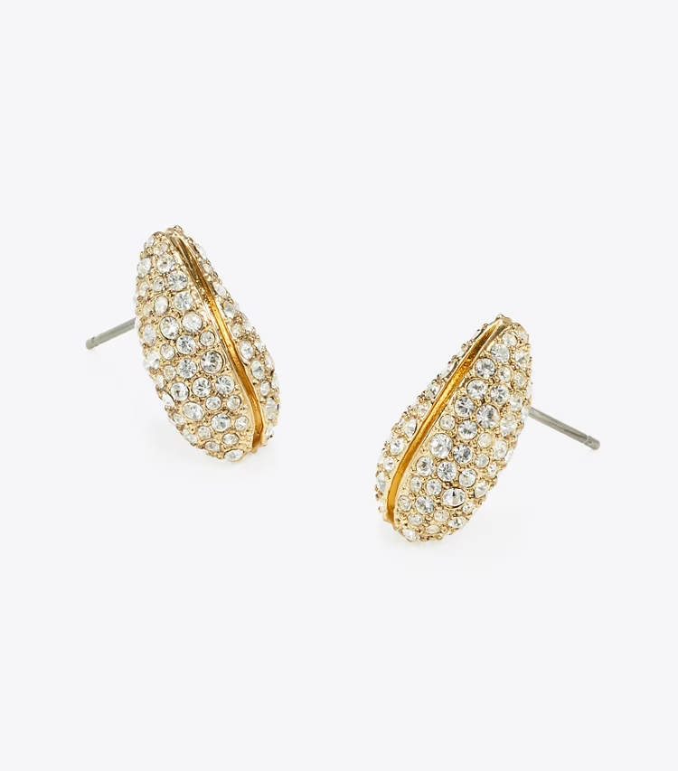 Mini Pierced PavÉ Earrings - Image 2