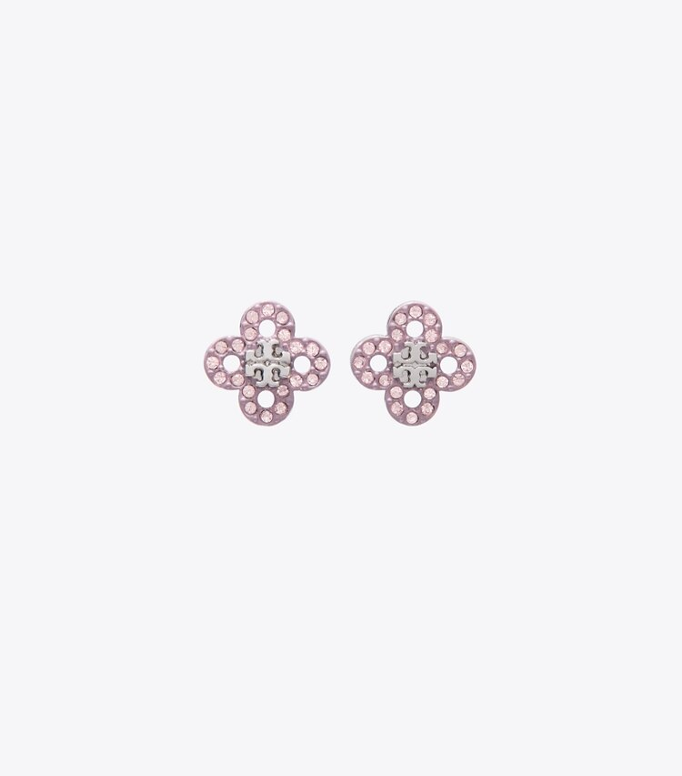 Forget Me Not Clover Stud Earrings