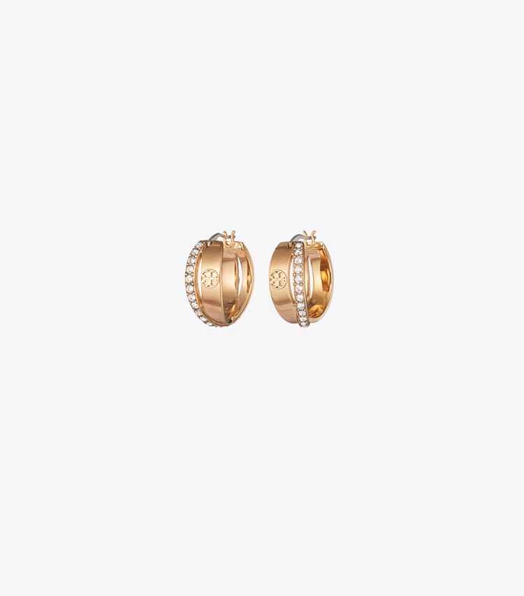 Icon PavÉ Double Hoop Earring