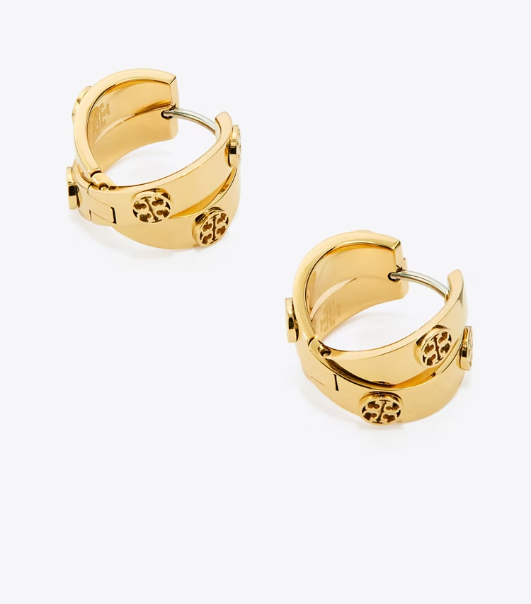 Icon Double Hoop Earrings - Image 2