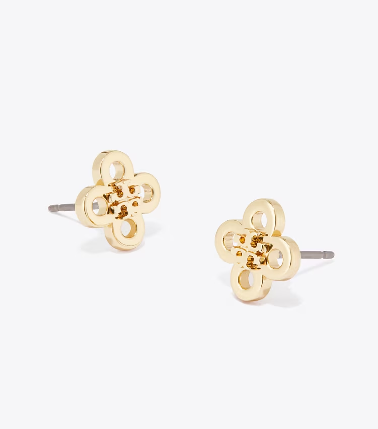 Forget Me Not Clover Stud Earring - Image 2