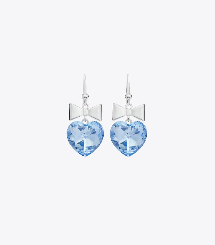 Curiosity Heart And Bow Earrings - Image 2