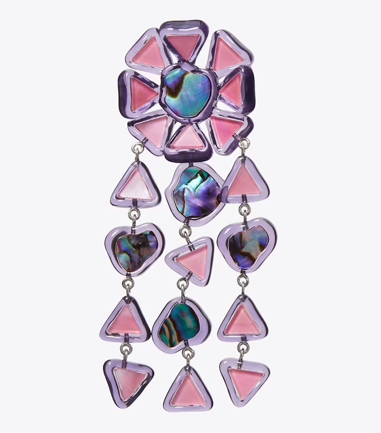 Curiosity Resin Chandelier Earrings - Image 2