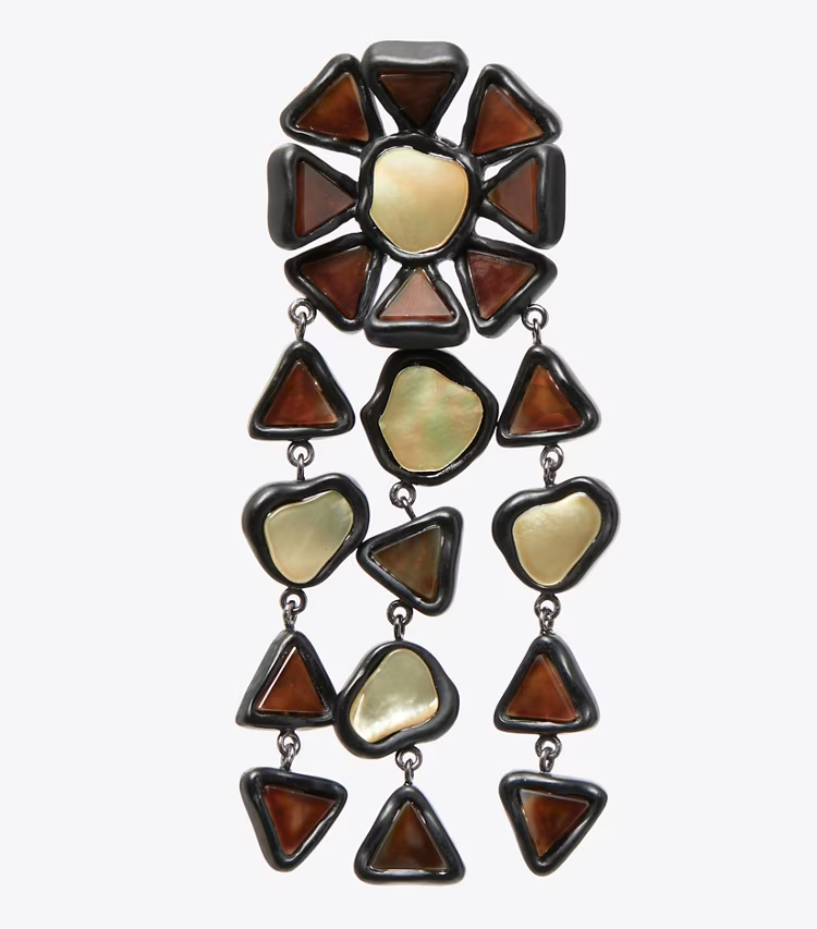 Curiosity Resin Chandelier Earrings - Image 2