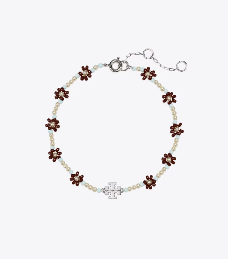 Curiosity Beaded Flower Bracelet