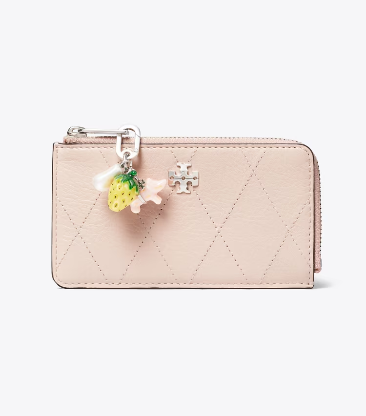 Charlie Quilted Zip Card Case - Image 2