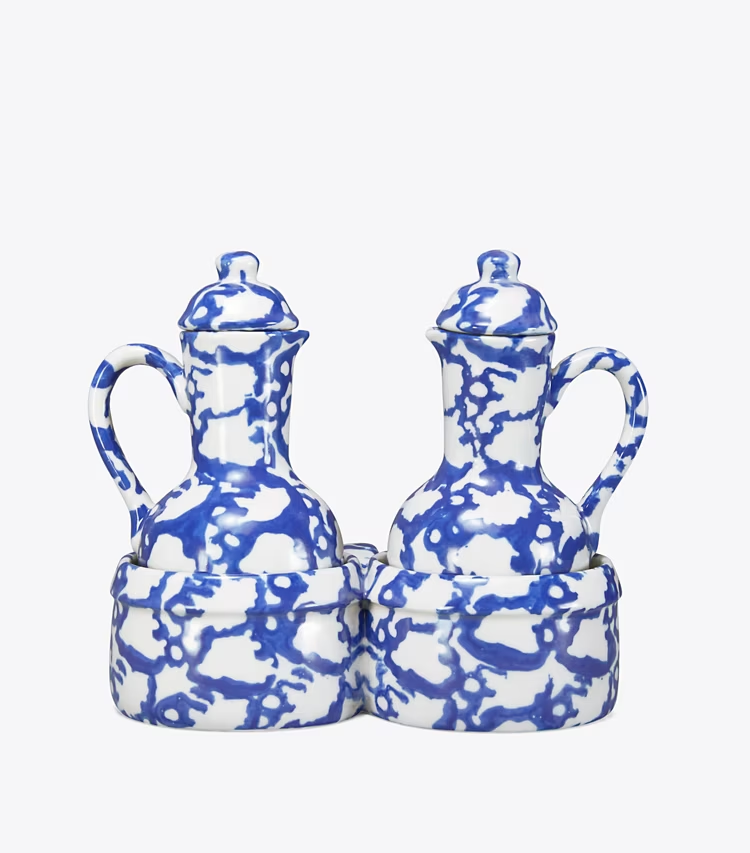 Spongeware Oil & Vinegar Set