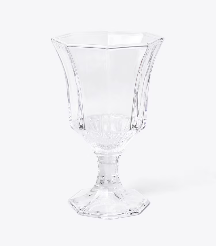 Pressed-Glass Wine Glass, Set Of 4