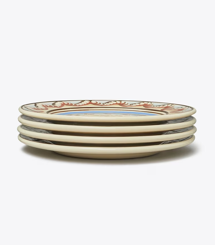 Mochaware Salad Plate, Set Of 4 - Image 2