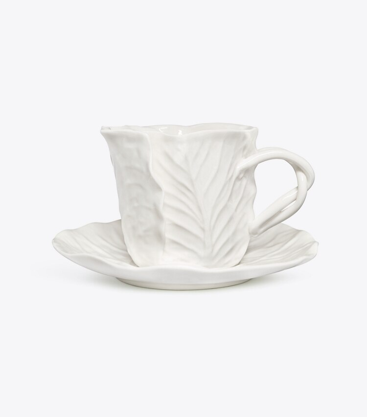 Lettuce Ware Cup & Saucer, Set Of 2