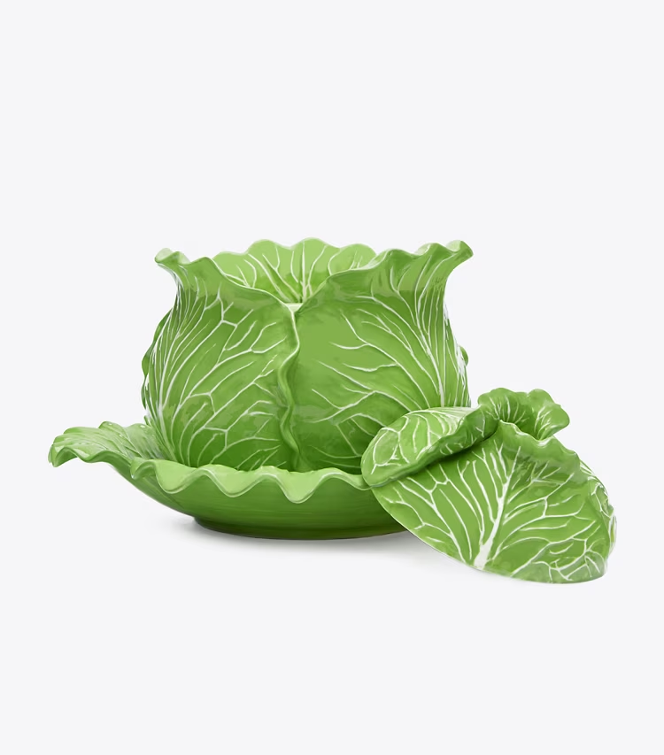 Lettuce Ware Covered Tureen - Image 2