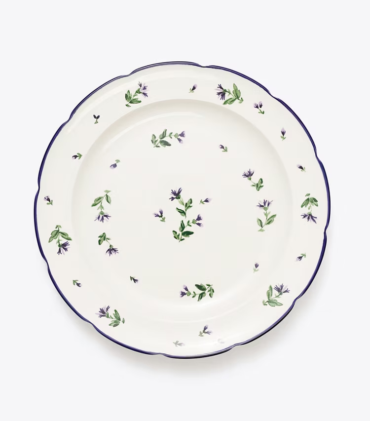Jolie Fleur Salad Plate, Set Of 4