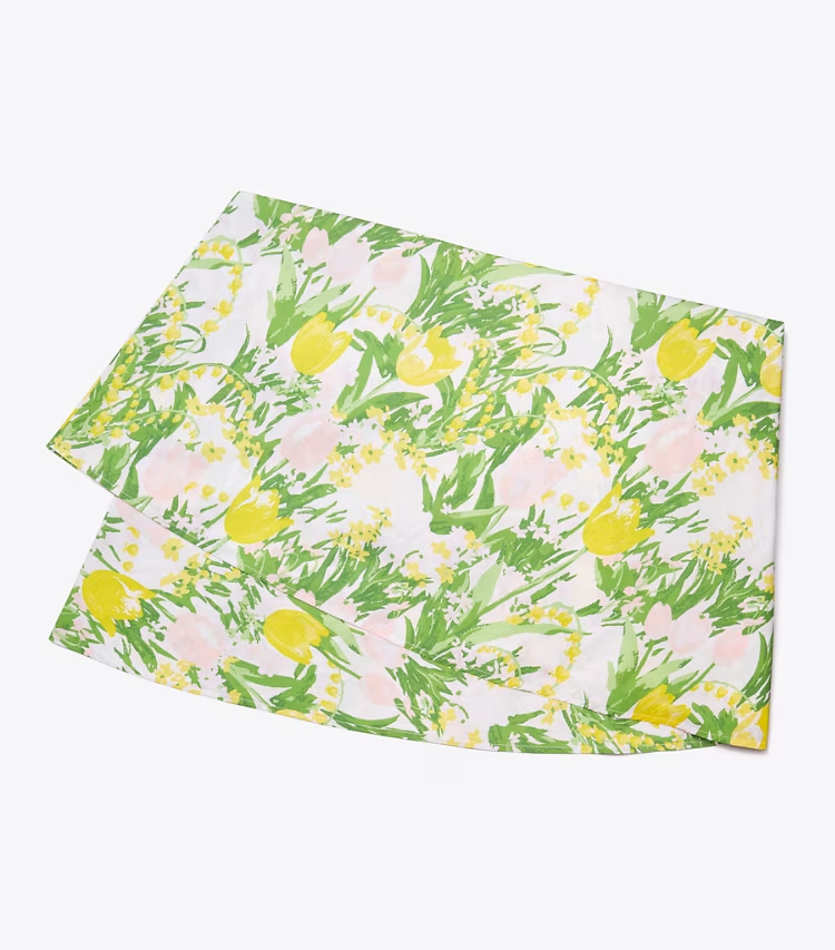 Les Tulipes Round Tablecloth, 120"