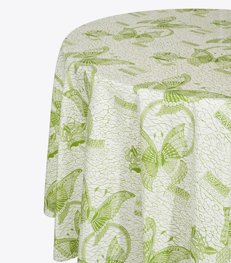 Butterfly Batik Round Tablecloth, 108" - Image 2