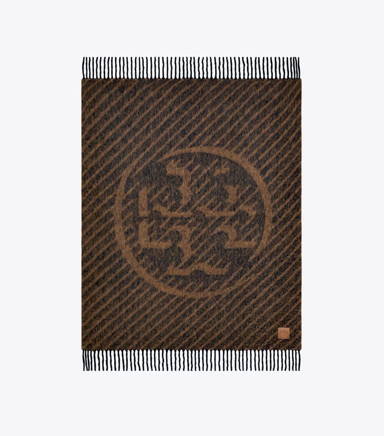 Logo Stripe BouclÉ Blanket