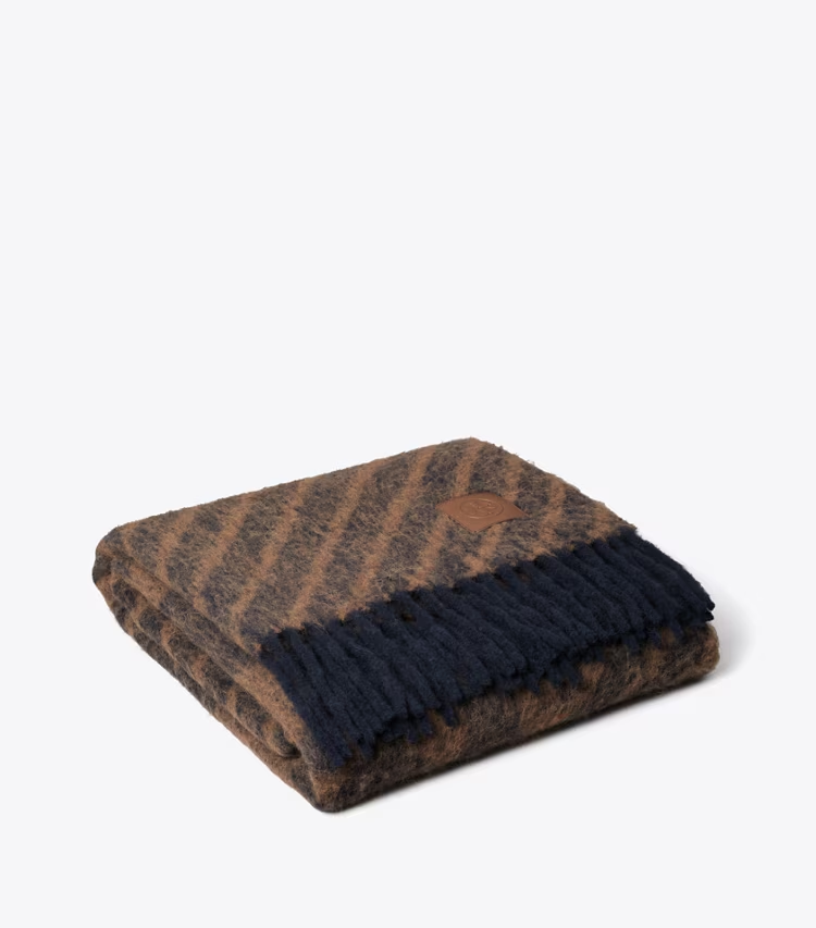 Logo Stripe BouclÉ Blanket - Image 2