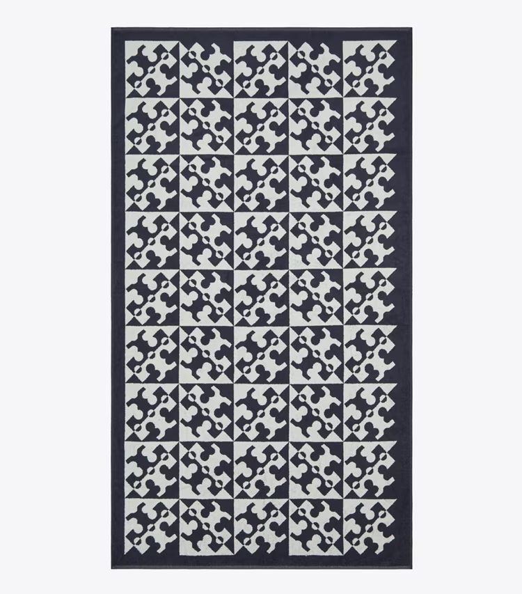 Diagonal T Jacquard Towel