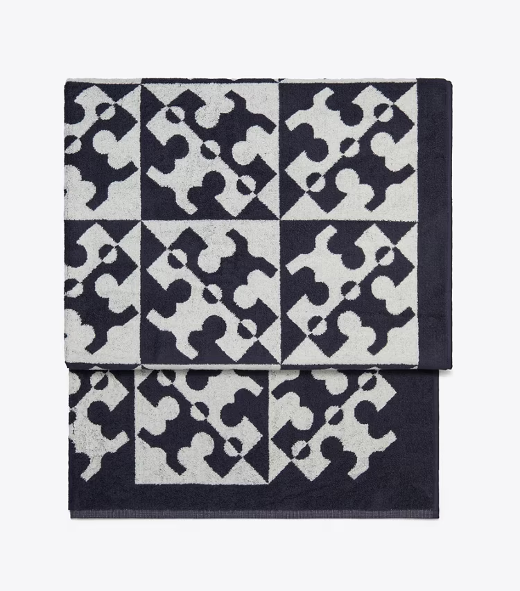 Diagonal T Jacquard Towel - Image 2