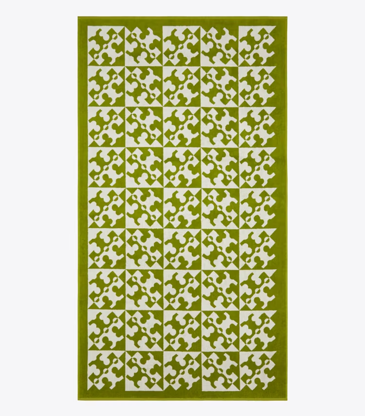 Diagonal T Jacquard Towel