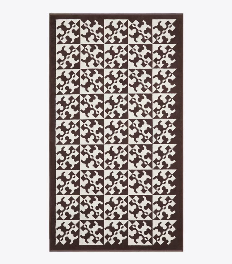 Diagonal T Jacquard Towel