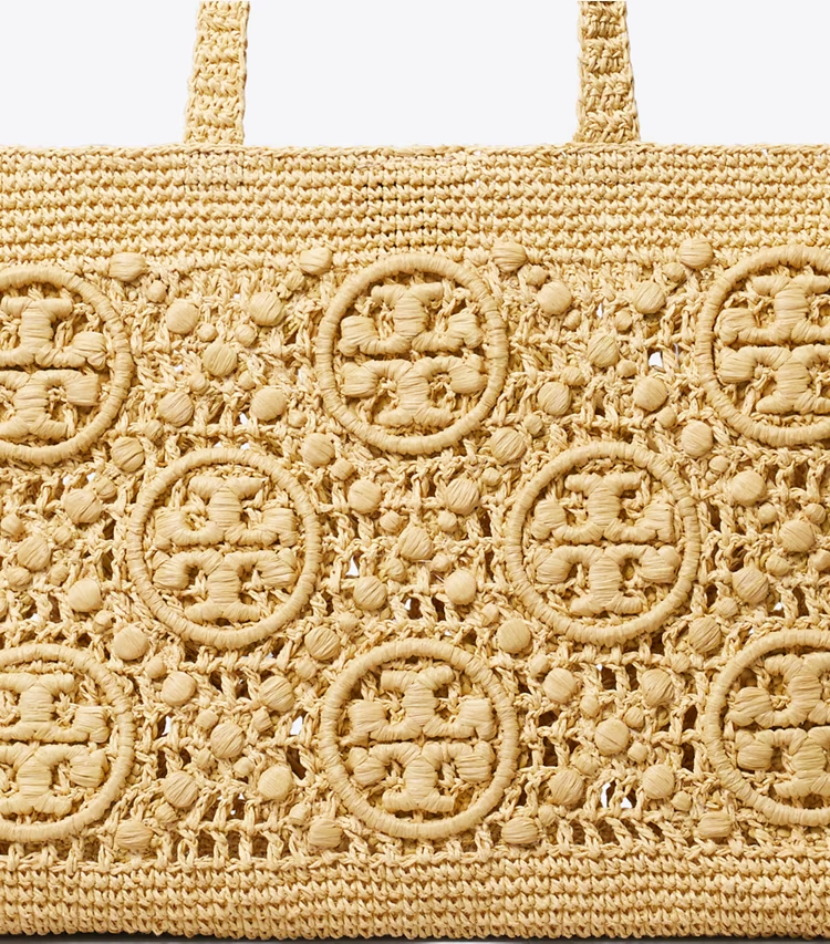 T Monogram Crochet Tote - Image 4