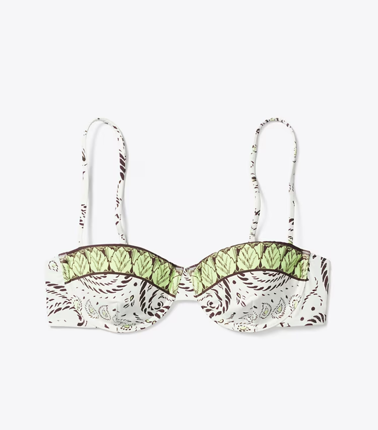Printed Underwire Bikini Top