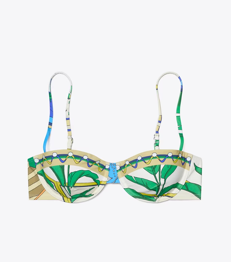 Printed Bikini Top