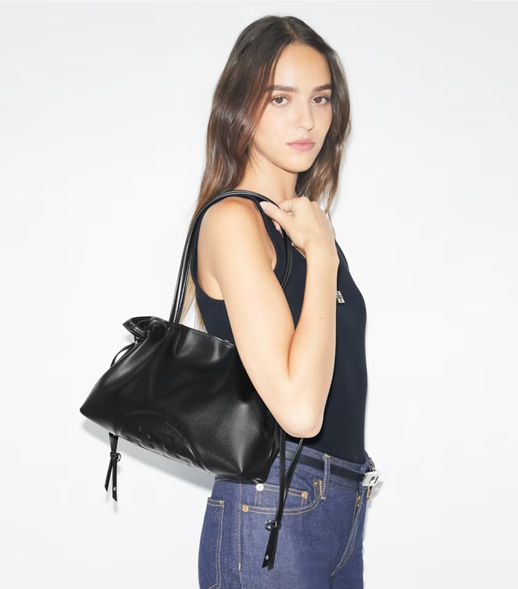 Small Ella Natuura Drawstring Tote - Image 2