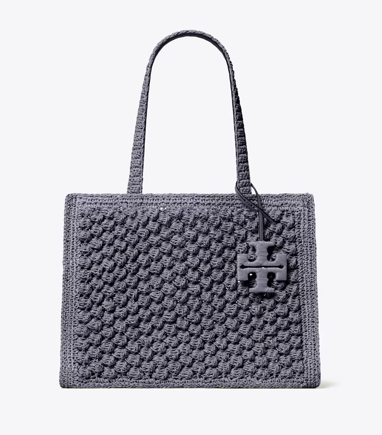 Small Ella Hand-Crocheted Popcorn Tote - Image 3