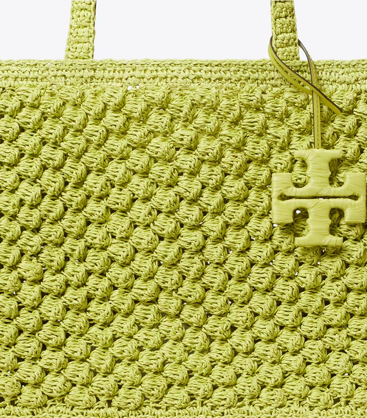 Small Ella Hand-Crocheted Popcorn Tote - Image 4