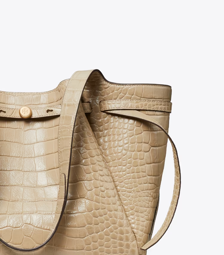 Romy Croc-Embossed Tote - Image 4
