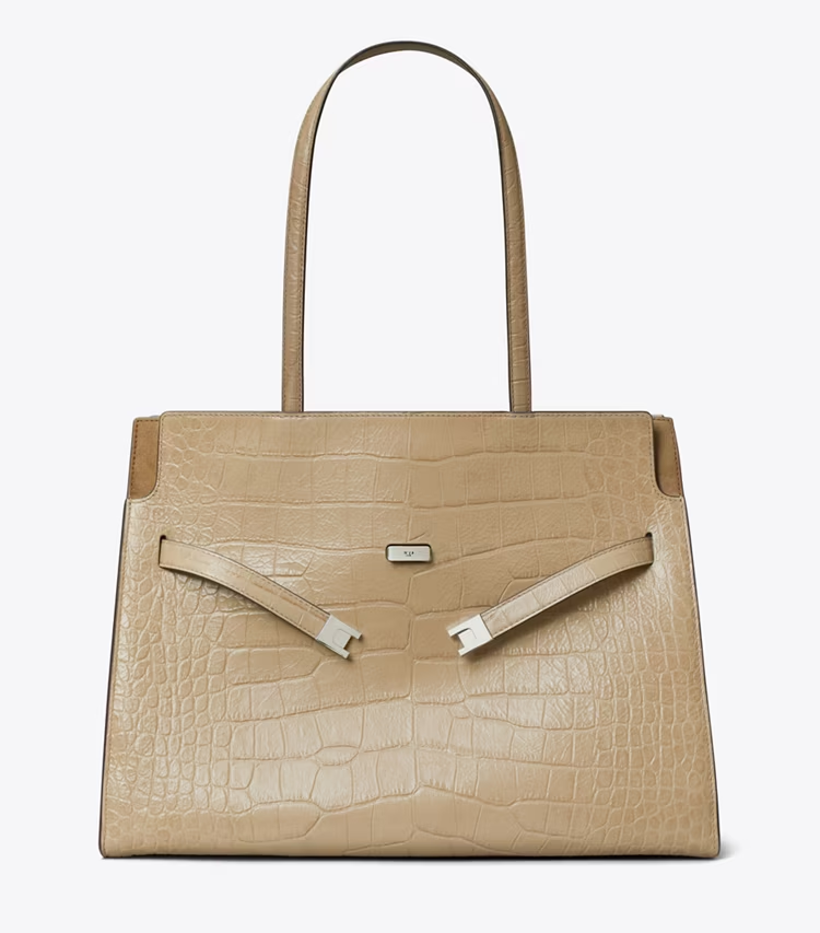 Lee Radziwill Embossed Tote - Image 3
