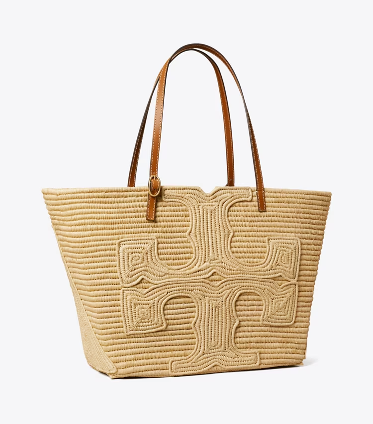 Tory Burch X Doum For Women Large Ella Raffia Tote