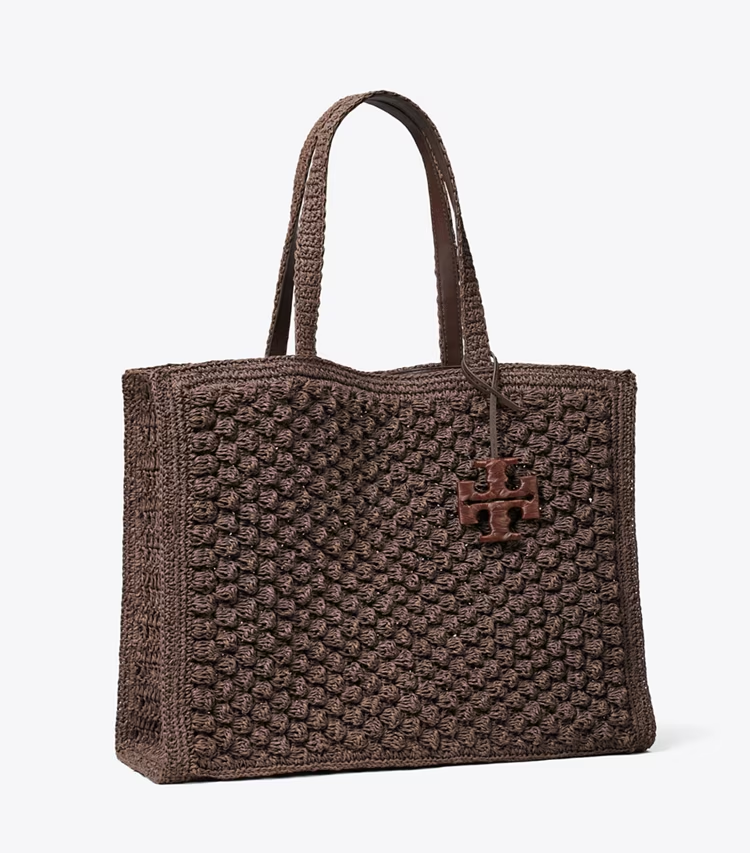 Large Ella Hand-Crocheted Popcorn Tote