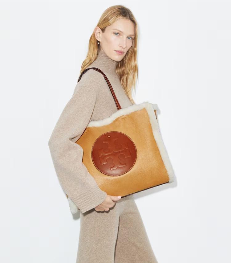 Ella Shearling Tote - Image 2