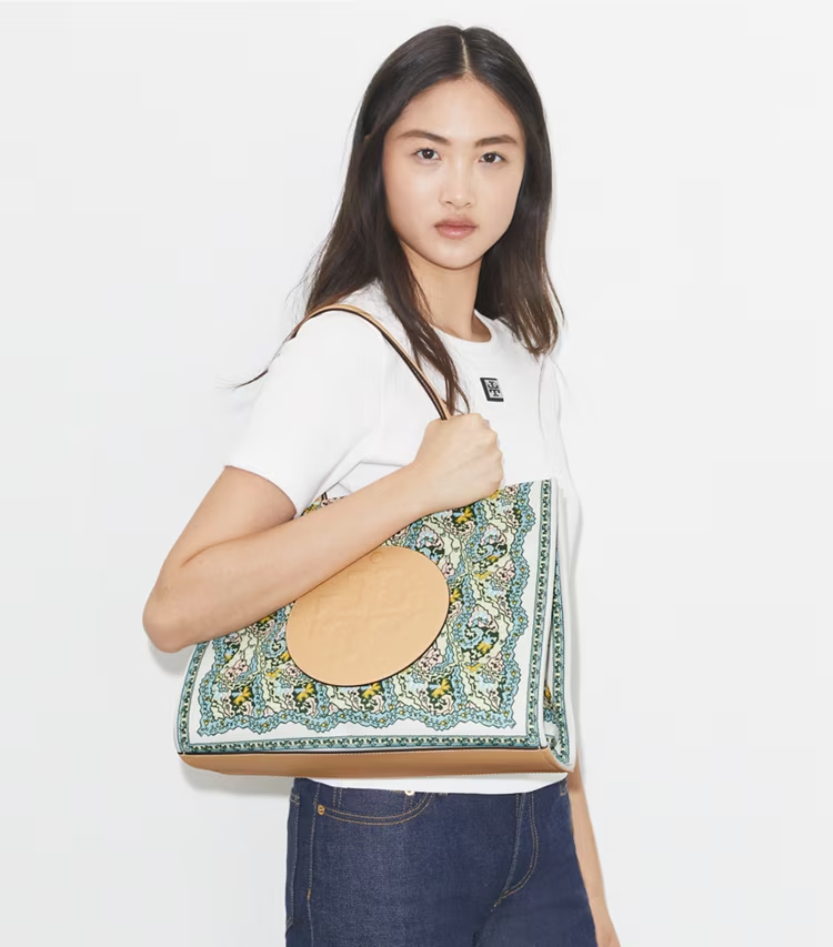 Small Ella Printed Tote - Image 2