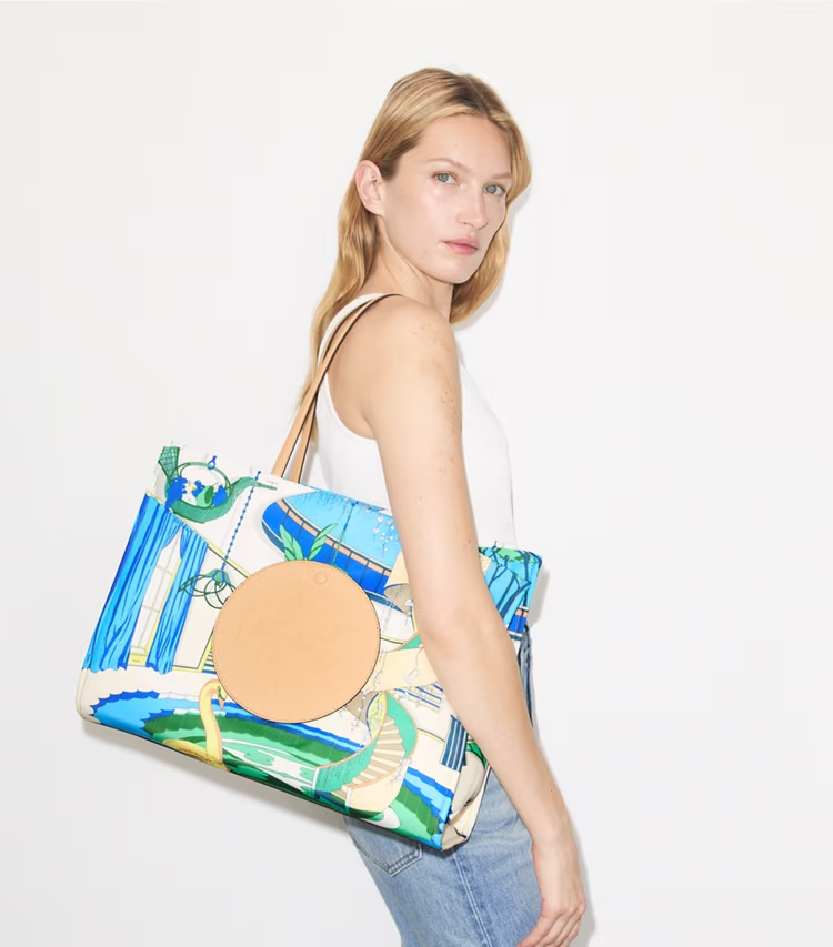 Ella Printed Tote - Image 2