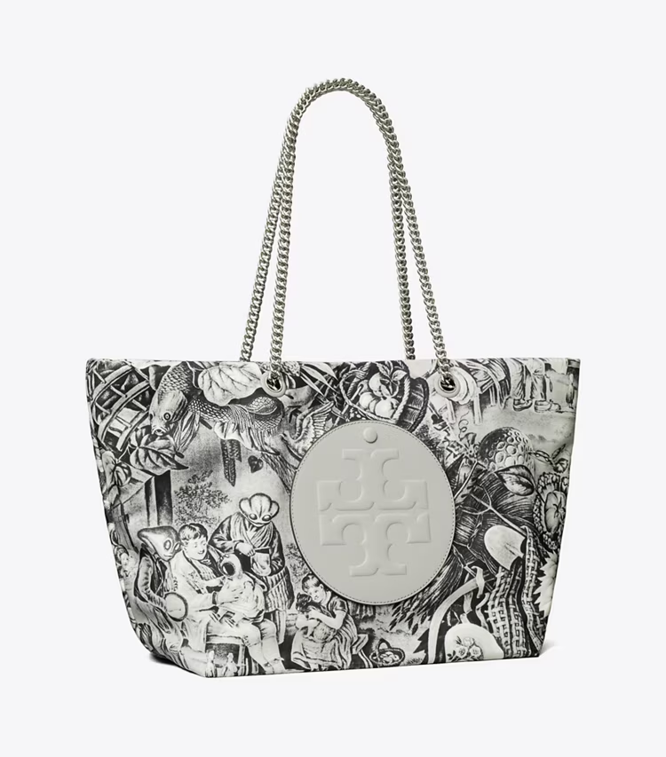 Ella Printed Chain Tote