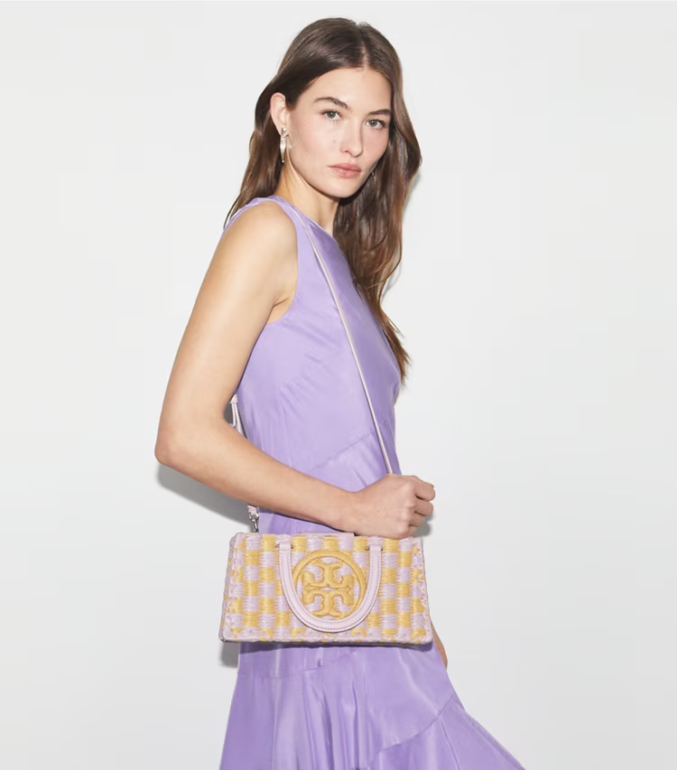 Ella Hand-Crocheted East-West Tote - Image 3