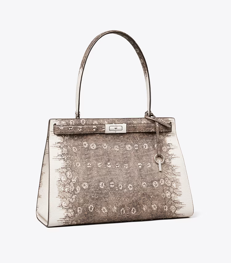 Classic Lee Radziwill Lizard-Embossed Bag