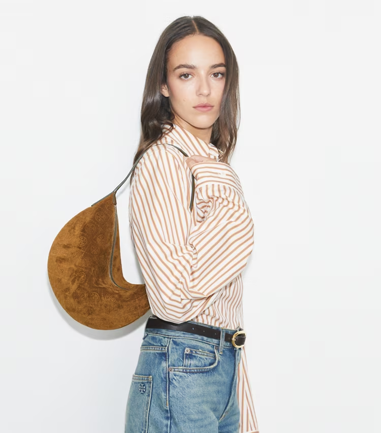 T Monogram Suede Small Balloon Bag - Image 2