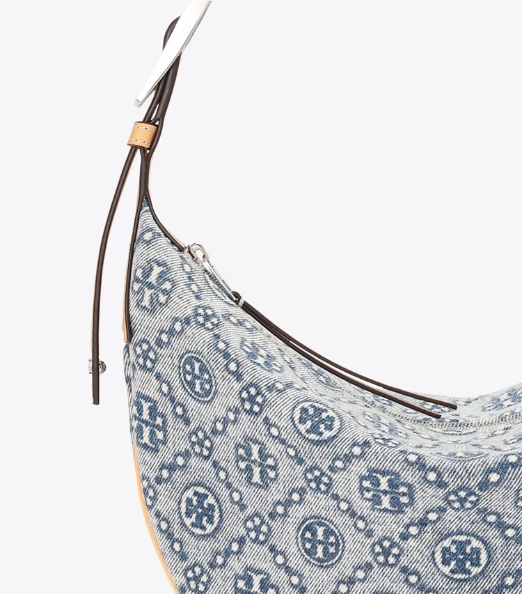 T Monogram Denim Small Balloon Bag - Image 4