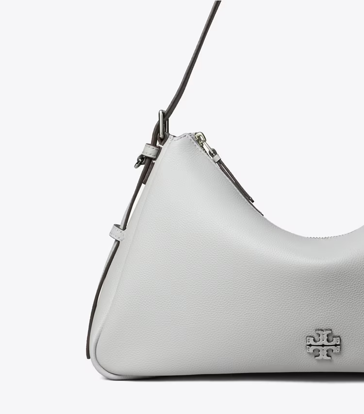 Leather Zip Top Shoulder Bag - Image 3