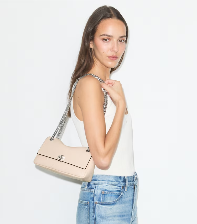 Small Charlie Quilted Shoulder Bag - Image 2