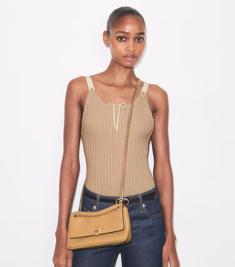 Small Charlie Quilted Shoulder Bag - Image 2